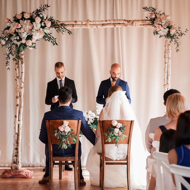 Wedding ceremony at Abba e Murta